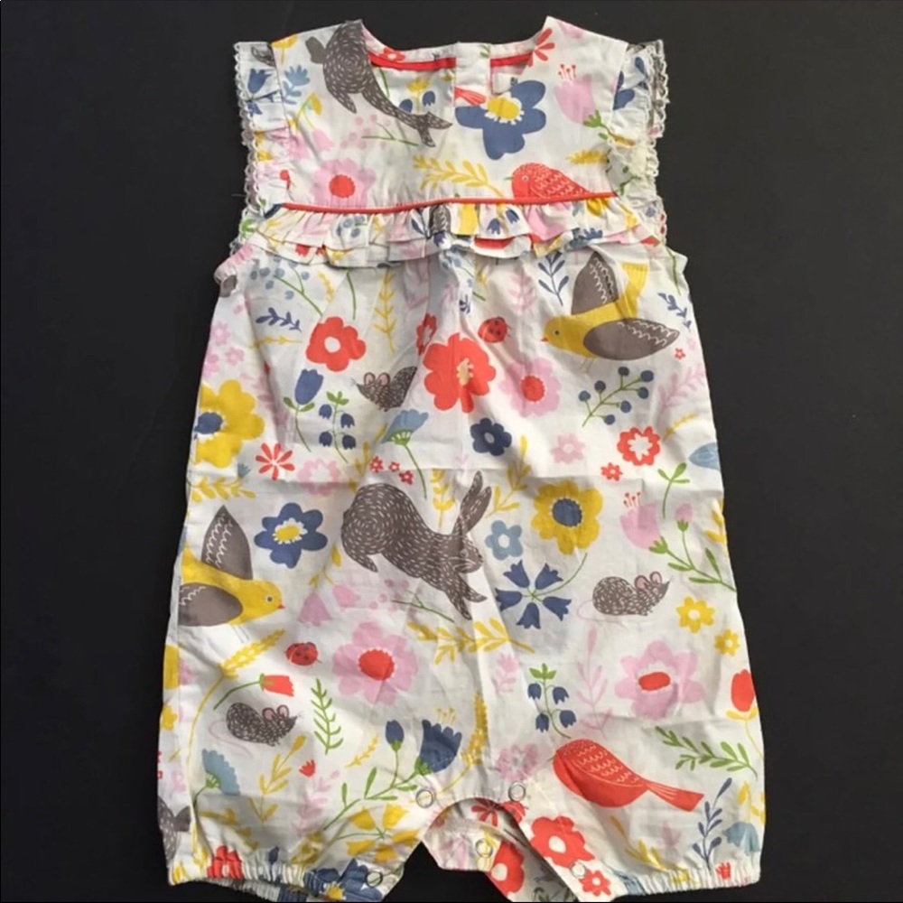 Boden Bunny Romper (6/12)